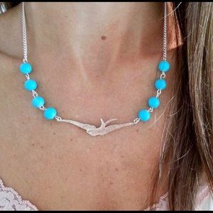 Silver Linings Sparrow Statement Necklace